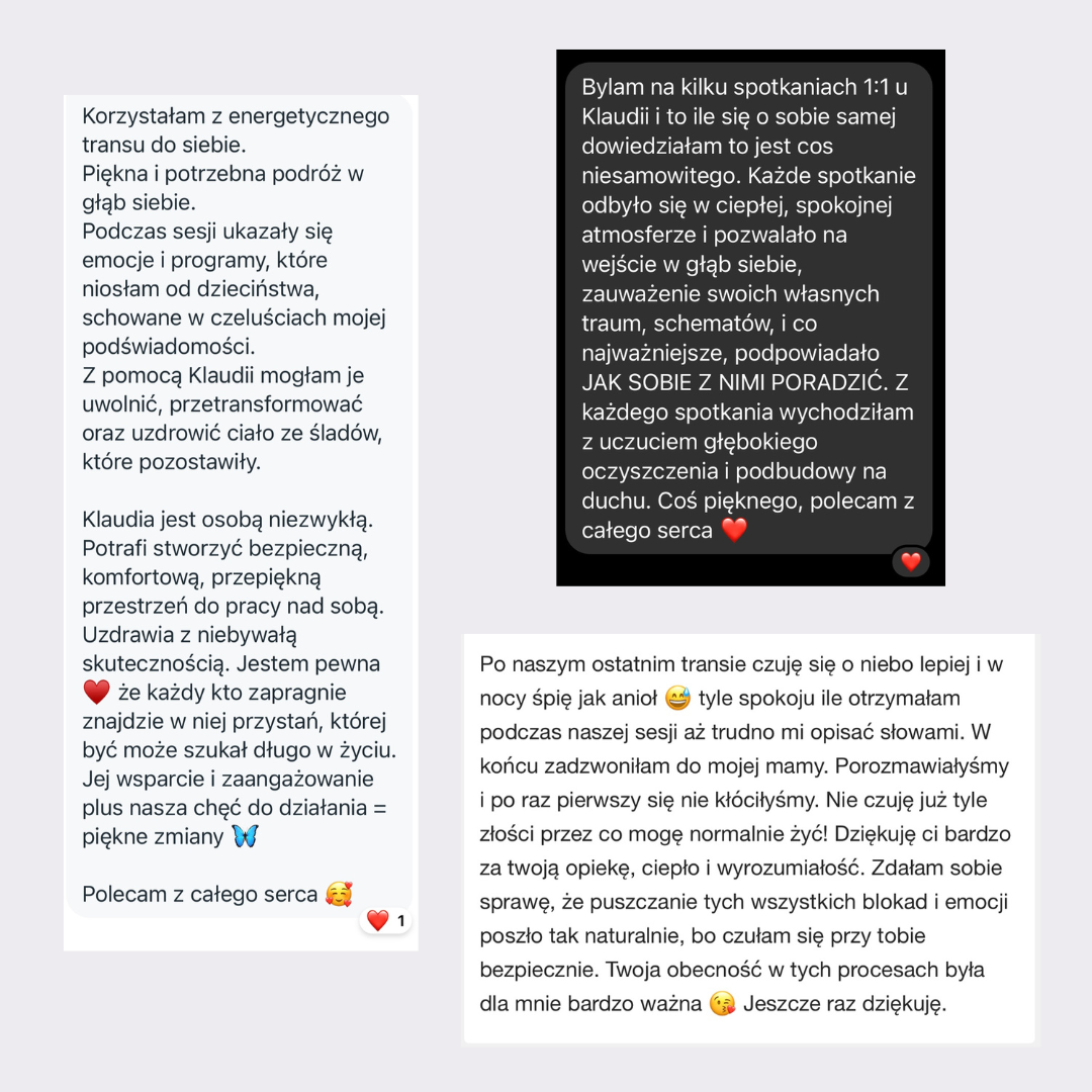 Holistyczna Sesja Energoterapeutyczna - uwalnianie emocji, traum i blokad na podświadomości