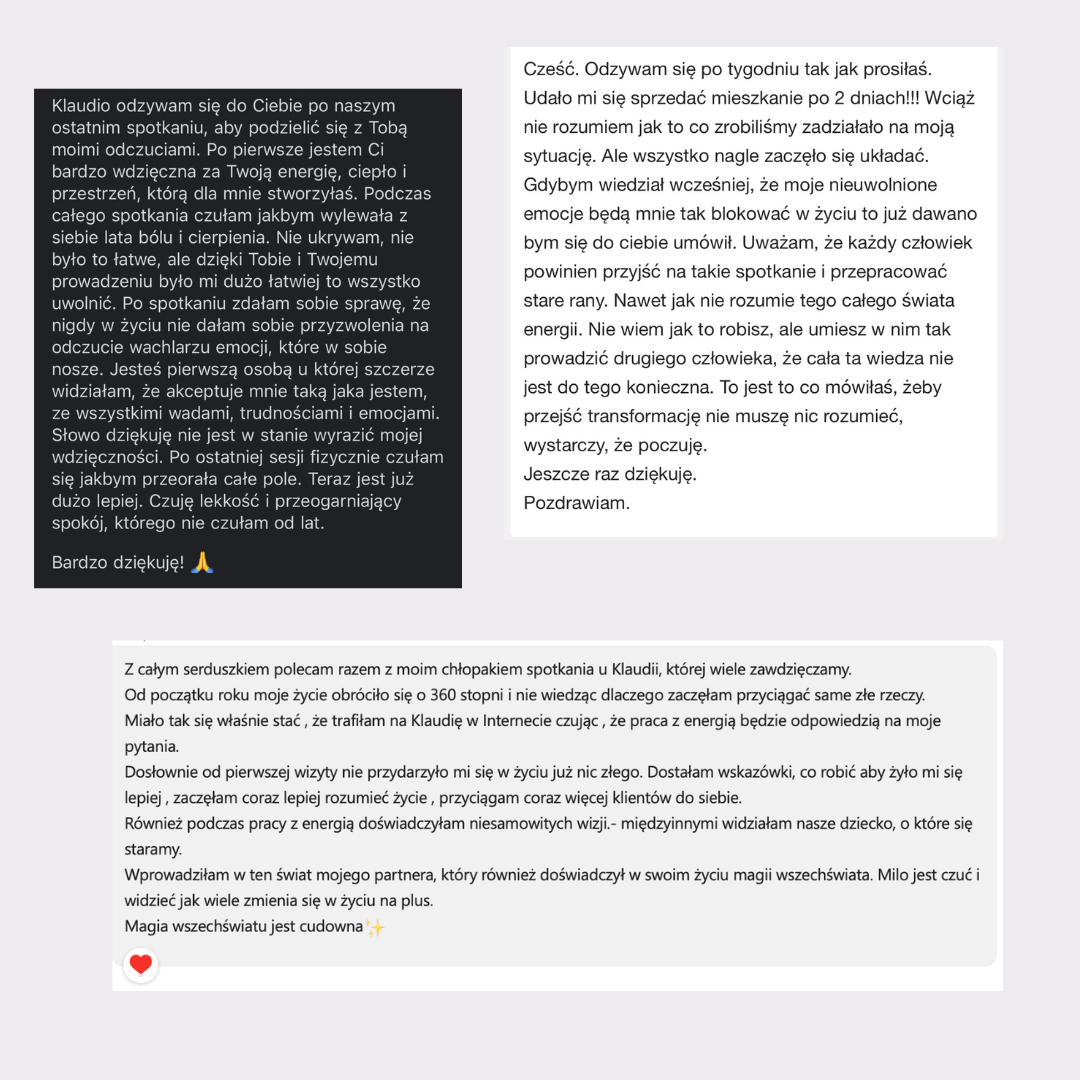 Holistyczna Sesja Energoterapeutyczna - uwalnianie emocji, traum i blokad na podświadomości