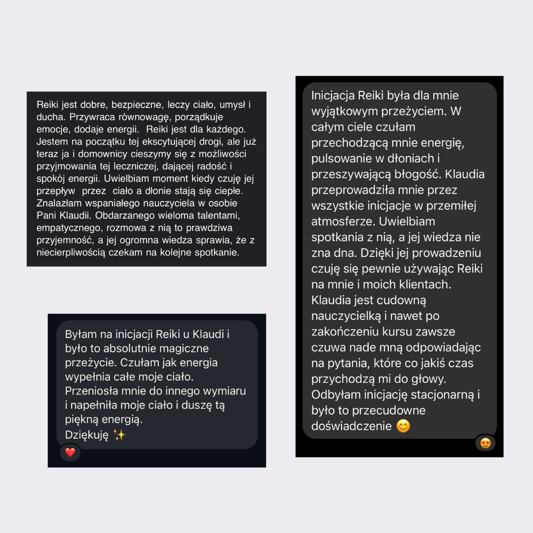 Inicjacja Reiki - I stopień (online i stacjonarnie)